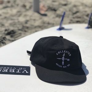 Brand new black fabric dad goonies surf hat